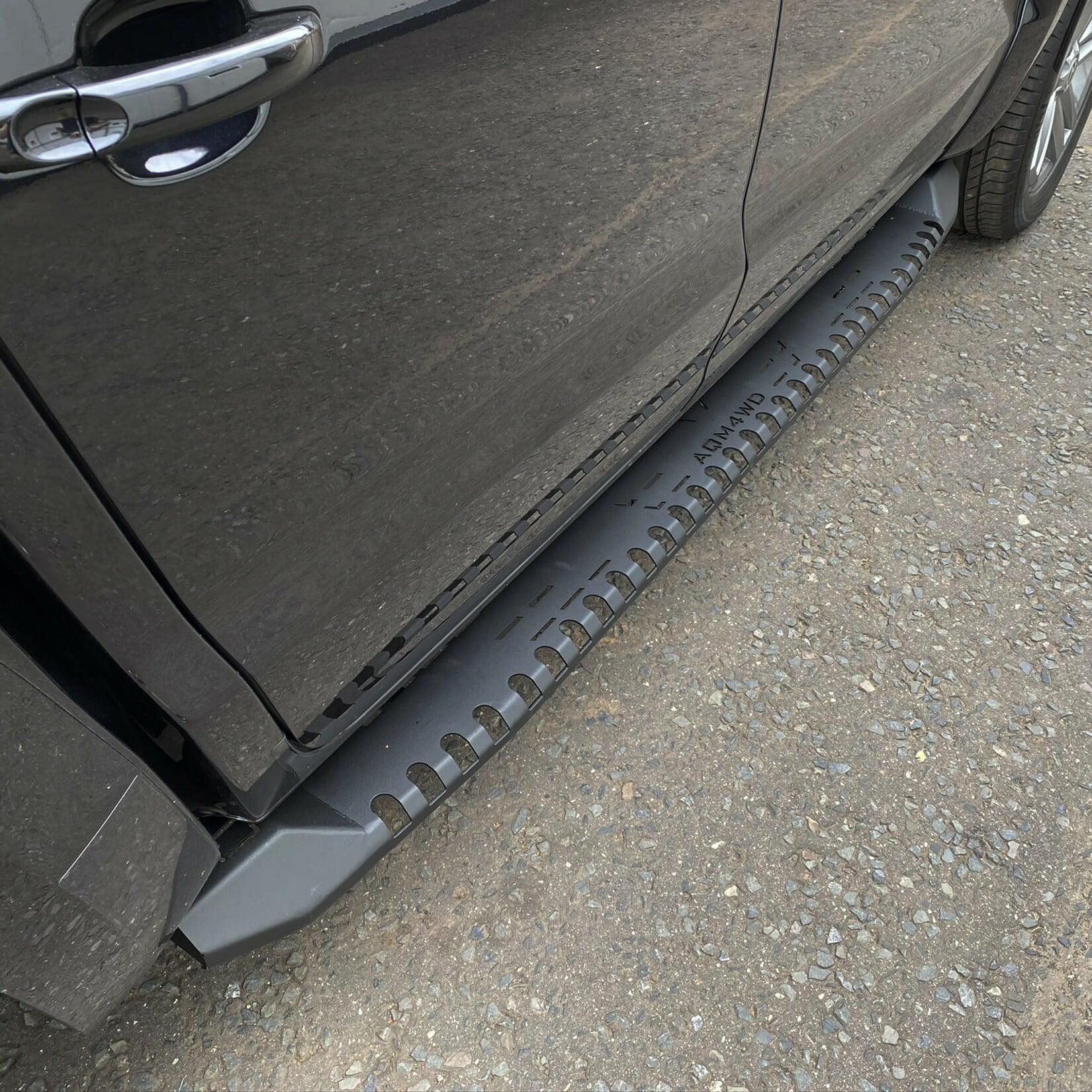 Nissan Navara Np300 2016 On - Double Cab - Stx Side Steps - Running Boards - Black