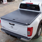 Nissan Navara Np300 2016 On - Egr Aluminium Chequer Lid Tonneau Cover - Black Finish