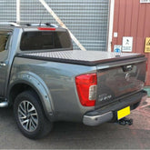 Nissan Navara Np300 2016 On Egr Aluminium Chequer Lid Tonneau Cover - Mill Finish