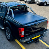 Nissan Navara Np300 2016 On - Mercedes X-class - Ridgeback Roll Top Tonneau Cover - Black