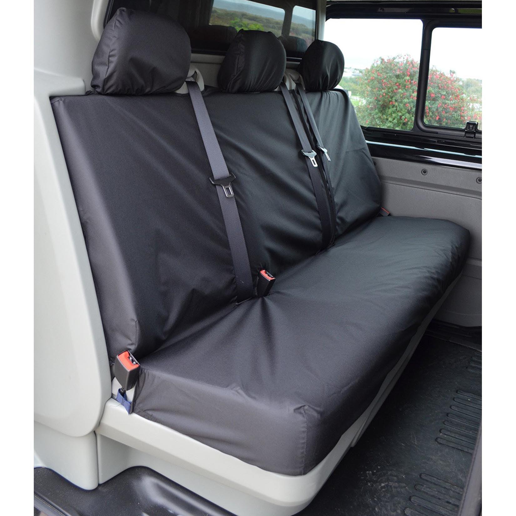Nissan Primastar 2002-2014 Crew Cab Bench Seat Covers - Black