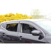 Nissan Qashqai 2014 On - Egr Quad Wind Deflectors - External
