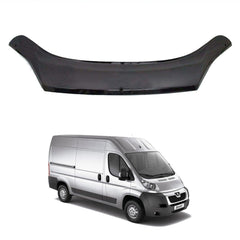 Peugeot Boxer 2014 On Stx Bonnet Guard Protector - Black - B024