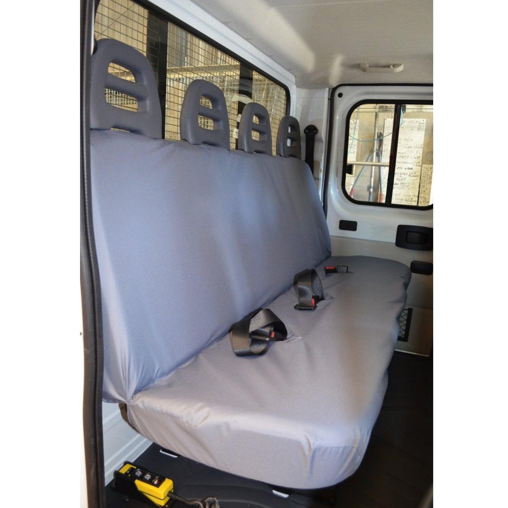 Peugeot Boxer Van 2006-2022 Rear Cab Seat Covers - Grey