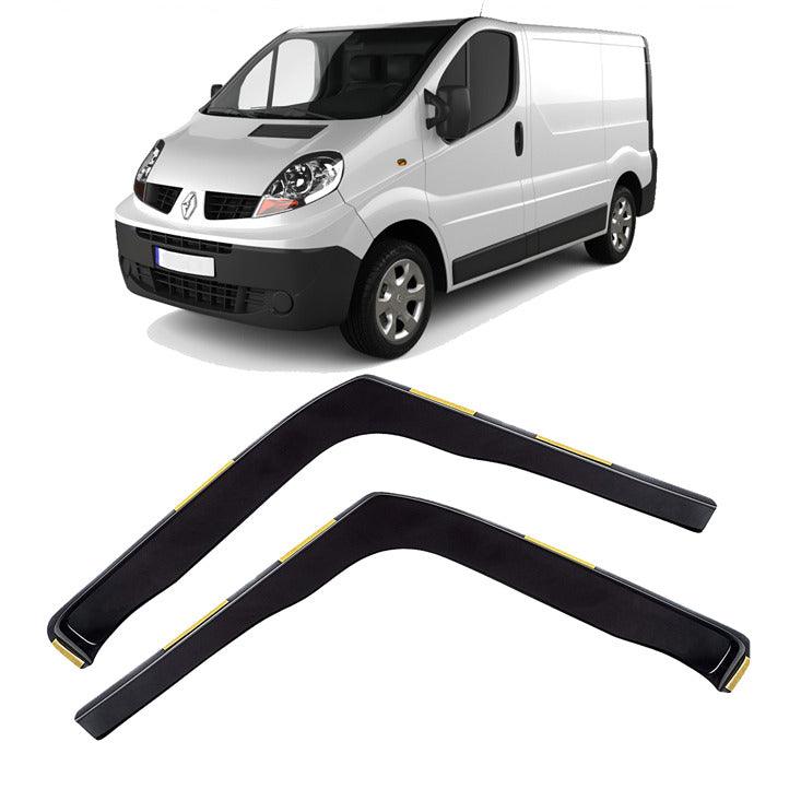 Renault Trafic 2001-2013 - Stx Internal Wind Deflectors - W118 - 2pcs - Clip In - Dark Smoke