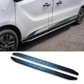 Renault Trafic 2001 On / Vivaro 2001-2019 Short Wheel Base Planet Running Boards - Black Edition