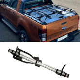 Ridge Carrier Lockable Bike Rack In Silver