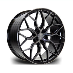 Riviera Rf108 Black Polished Dark Tint - 20 Inch Alloys - 5x120