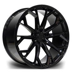 Riviera Rv133 Gloss Black 23 Inch Alloys - 5x112 25 66.6