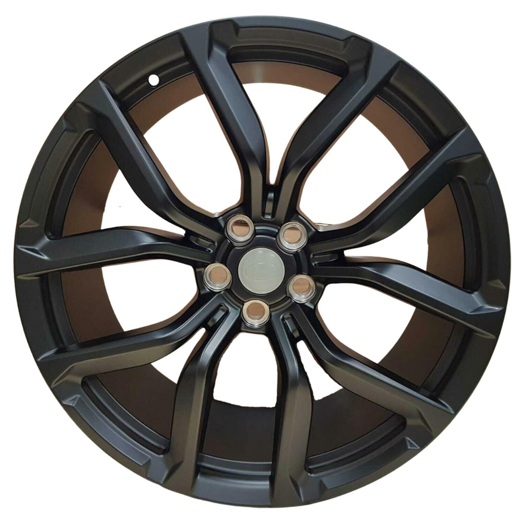 Svr Style 5 Split - Spoke 22 Inch Alloys Wheels With Satin Black Finish - 5x120