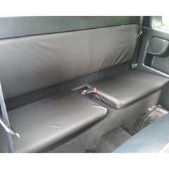Toyota Hilux 2005-2016 Extra Cab Rear Seat Covers - Black