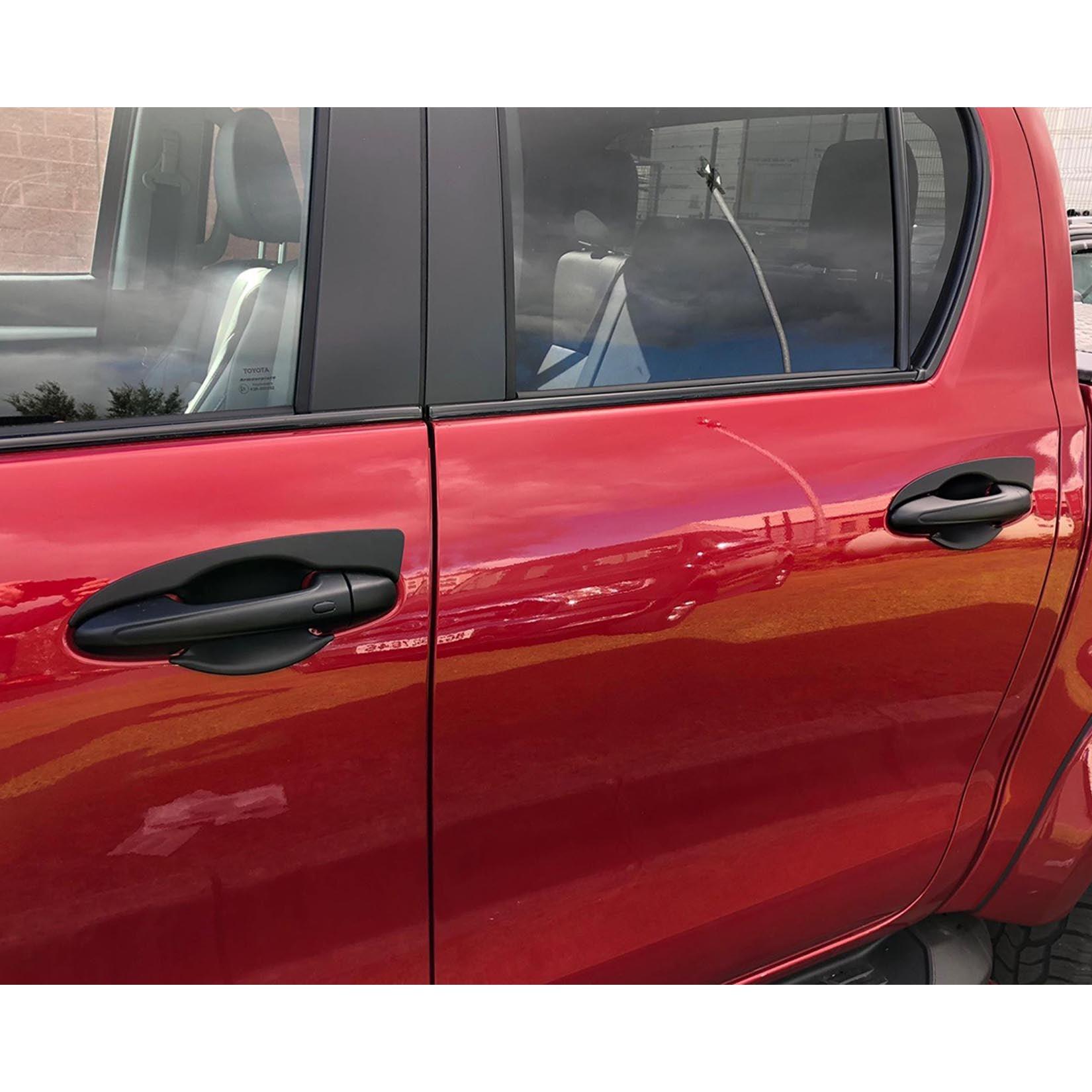Toyota Hilux 2016 On Stx Door Inserts Black
