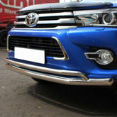 Toyota Hilux Mk8 2016 Onward - Stx Double Deck Spoiler City Bar - Chrome