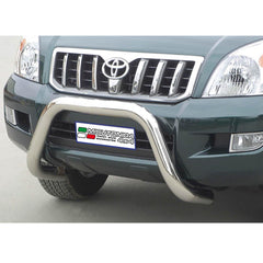 Toyota Landcruiser Lc120 2003-2009 Misutonida Ec Approved Front Bar - 76mm - Stainless Finish