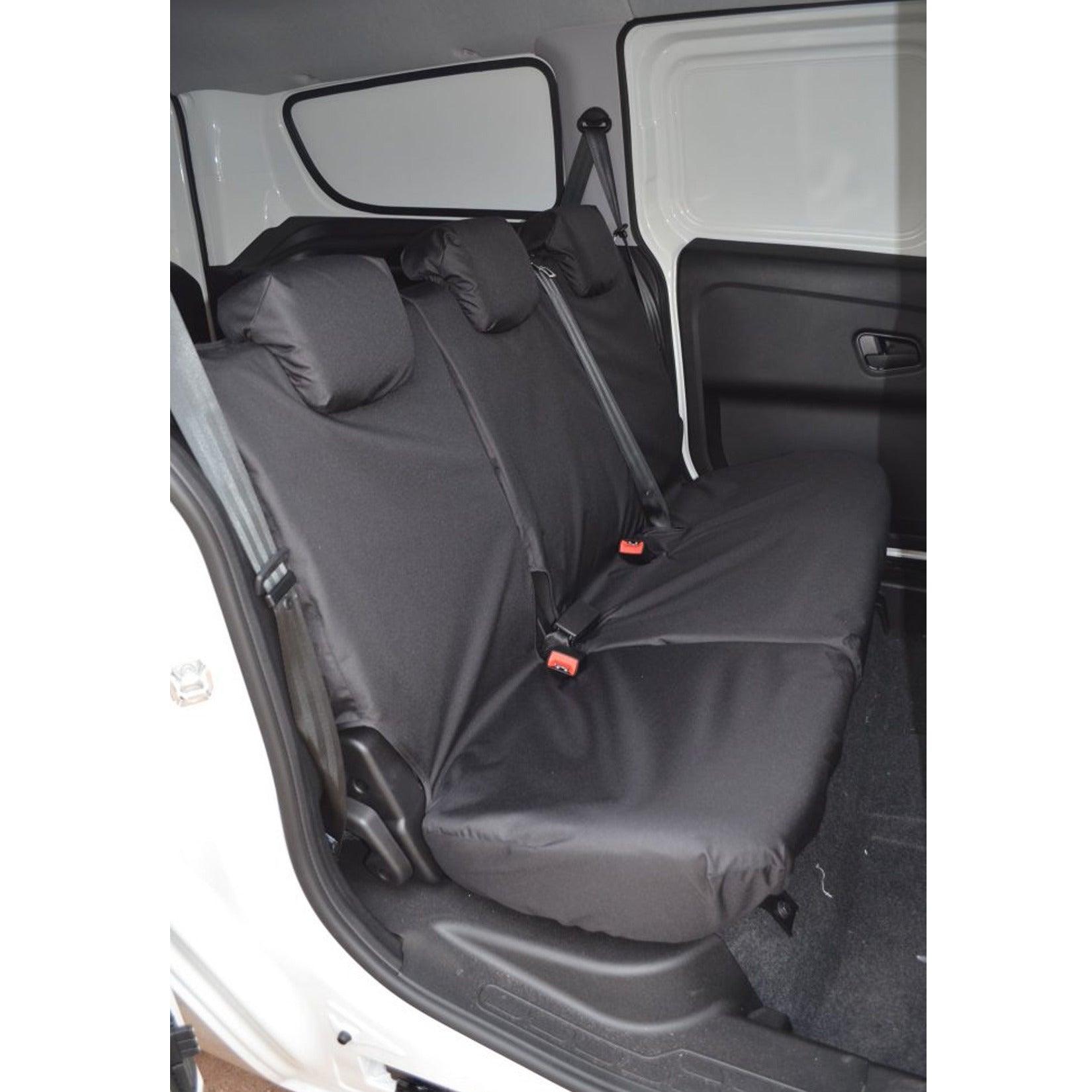 Vauxhall Combo 2012-2018 Rear Seat Covers - Black