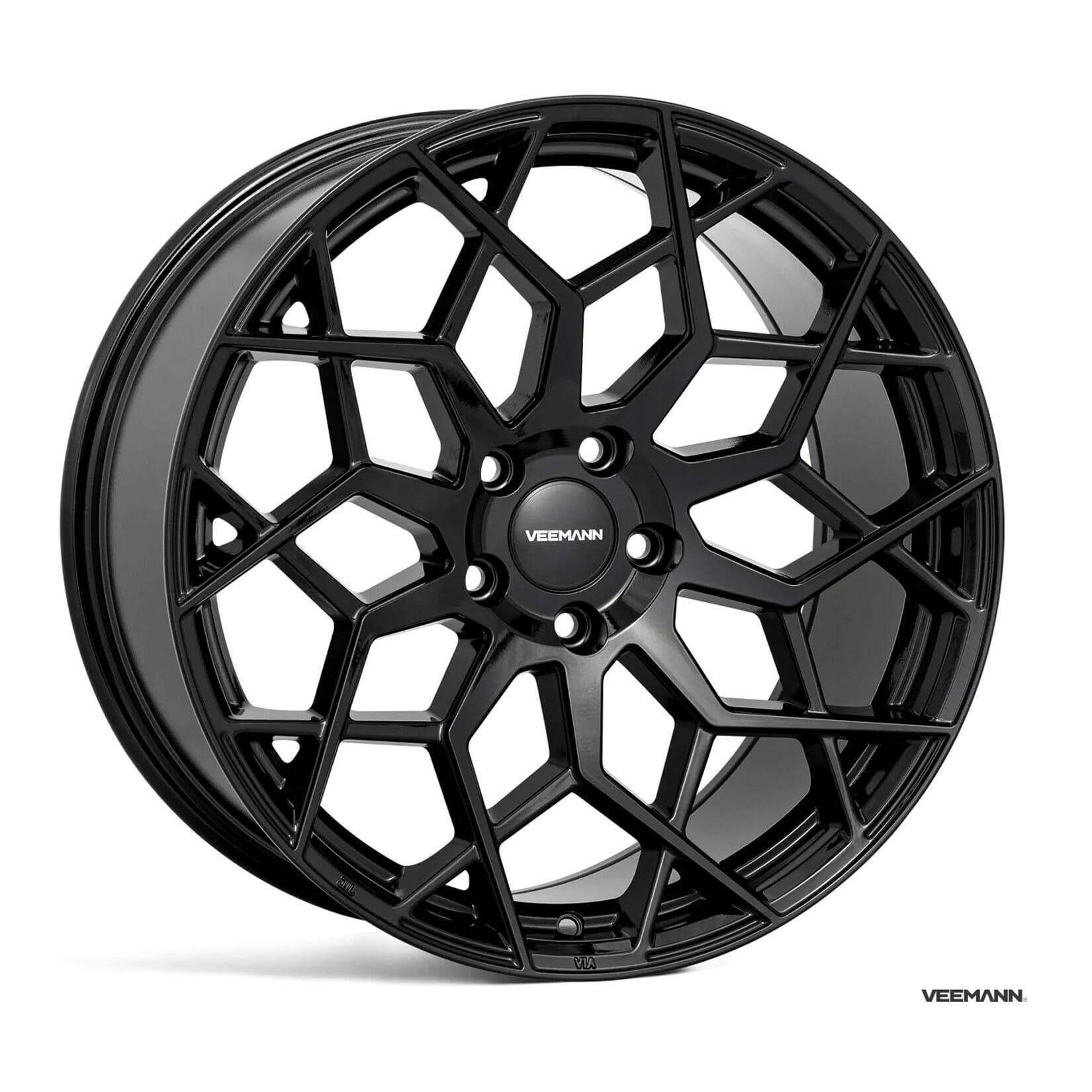 Veemann - V-fs42 19 Inch Alloys Gloss Black 5ã—112 Et42 - Qty 1