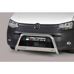 Vw Caddy 2021 On Misutonida Eu Approved Stainless Steel Front A-bar - 63mm