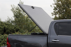 Toyota Hilux 2005-2015 - Double Cab Egr Aluminium Tonneau Cover - Black Finish  Egr