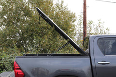 Toyota Hilux 2005-2015 - Double Cab Egr Aluminium Tonneau Cover - Black Finish  Egr