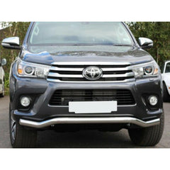 Toyota Hilux Mk8 2016 On Stx Stainless Steel Spoiler Bar - 70mm