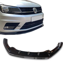Vw Caddy 2010-2015 - Front Splitter Spoiler Lip - Gloss Black