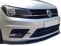Vw Caddy 2010-2015 - Front Splitter Spoiler Lip - Gloss Black