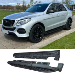 Mercedes Benz Ml / Gle W166 2012 On Oem Style Side Steps - Running Boards - In Black - Pair