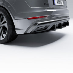 Audi Q8 S-line 2018 On Rear Blade Diffuser In Gloss Black