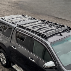 Toyota Hilux 2015+ Roof Rack In Black