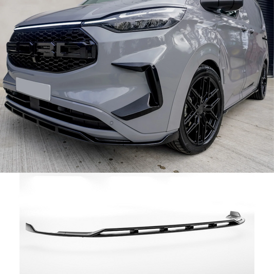 Ford Transit Custom MK2 2024 on Front Splitter Gloss Black V2 1650