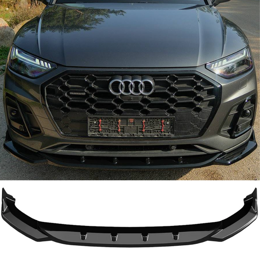 Audi SQ5 / Q5 S-Line Mk2 Facelift 2020-2024 Front Splitter In Gloss Black 1650