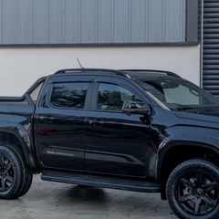 VW Amarok 2023 On Roof Rails In Black - Pair
