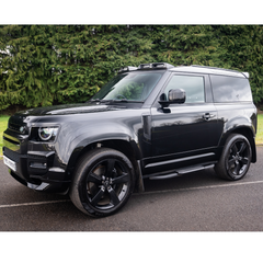 Land Rover Defender 90 L663 2020 On Oe Style Roof Rails - Pair - In Gloss Black