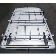 Vivaro 2019 On Multipack Ridgerack Silver Roof Rack Crossbars With Roller And Load Stops