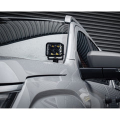Volkswagen Amarok 2023+ Stealth LED Twin 4" Dark Force Bonnet Kit - 16,800 Lumens