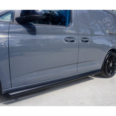 Vw Caddy 2021 On - Side Bars Steps - Angular Type - Short Wheel Base - Black - 60mm