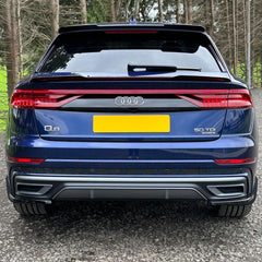 Audi Q8 2018+ - Risper Lower Spoiler Lip Extension - Gloss Black