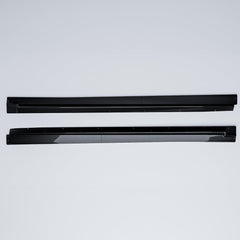 Audi Q8 S-line 2018 On Side Skirt Splitters 2 Piece In Gloss Black
