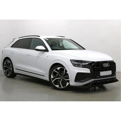 Audi Q8 S Line 2018+ Risper Front Splitter Lip - Gloss Black
