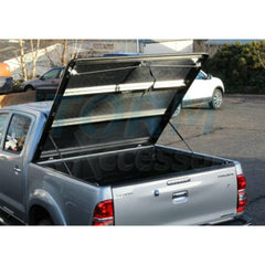 Nissan Navara Np300 2016 On Egr Aluminium Chequer Lid Tonneau Cover - Mill Finish