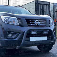 Nissan Navara Np300 2016 On Misutonida Ec Approved Front A-bar - 63mm - Black Finish