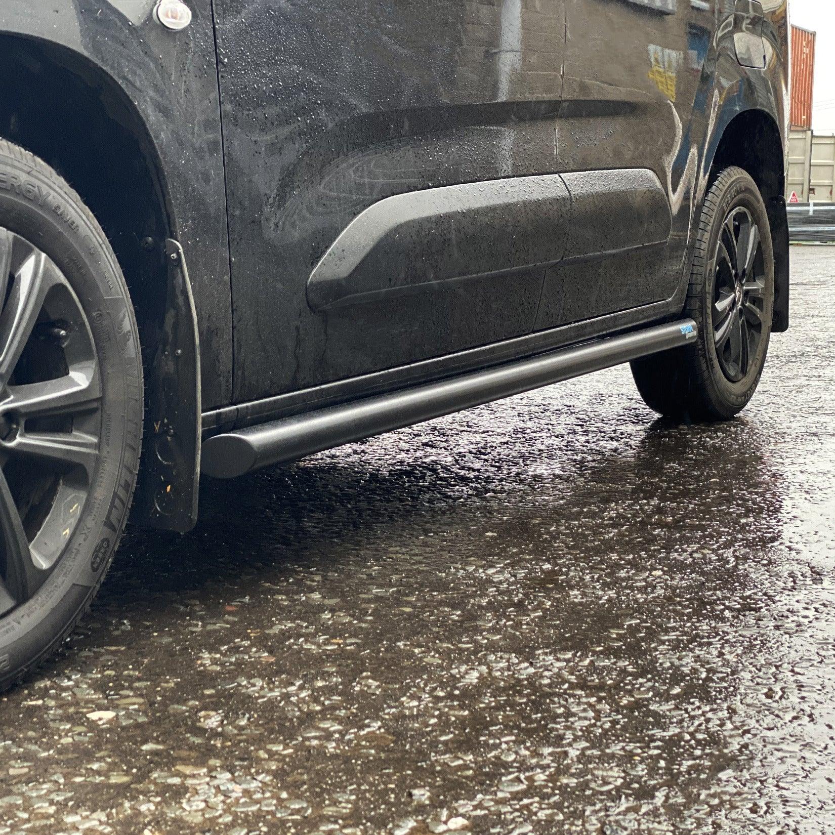 Citroen Berlingo 2018 On - Side Bars - Angular - Swb - 60mm - Black