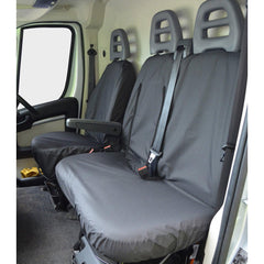 Citroen Relay Van 2006-2022 Driver Seat And Front Double Passenger - Black
