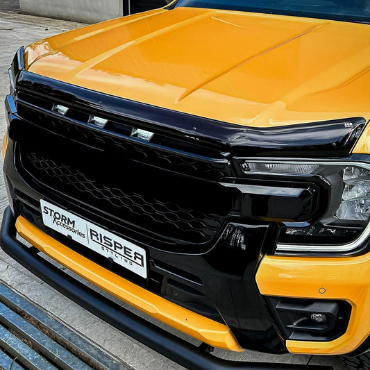 Ford Ranger 2023 On - Egr Bonnet Guard - Dark Smoke 1650