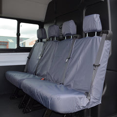 Ford Transit 2014 On Double Cab (Dciv) Rear Seat Covers 4 Passengers - Pair - Grey
