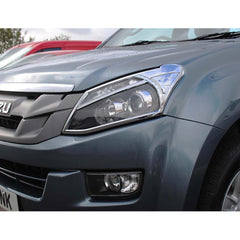 Isuzu D-max 2012-2016 - Stx Head Light Guards Pair - Chrome