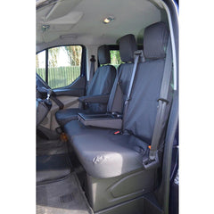 Maxus Deliver 9 & Edeliever 9 2020+ - Front Tailored Seat Covers - 3 Seat With Work Tray