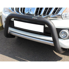 Mitsubishi L200 Series 5 2016 - 2019 Misutonida Ec Approved Front Bar - 76mm - Black Finish