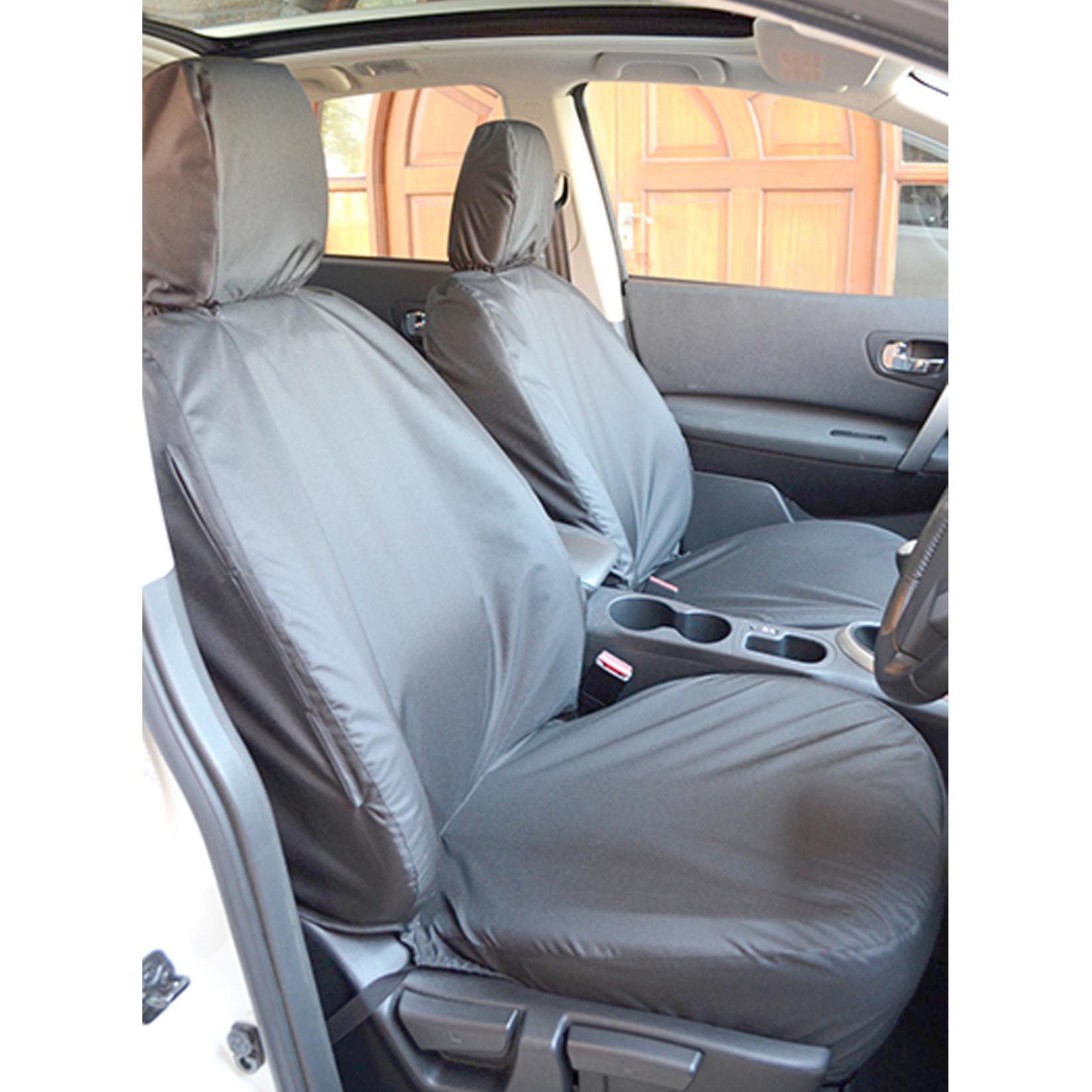 Nissan Qashqai 2007-2013 Front Seat Covers - Pair - Grey