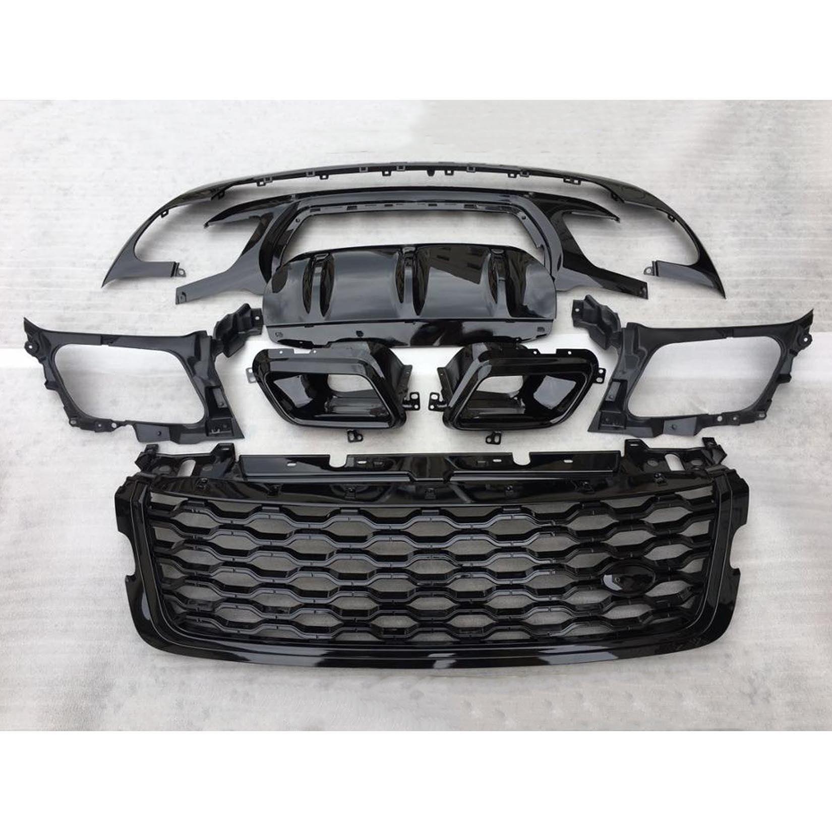 Range Rover Velar 2017 On - L560 - Dynamic Upgrade Kit - Grille, Side Vents, Bumper Additions - Black